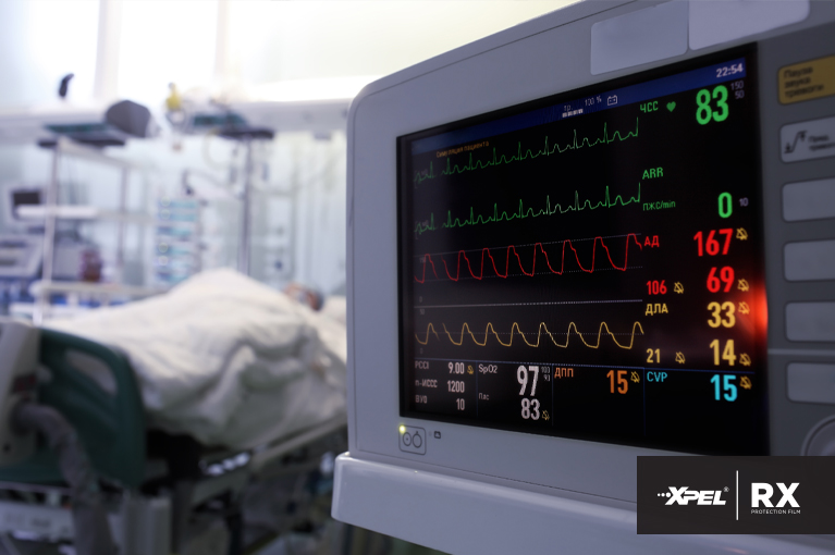 Lékařské diagnostické vybavení   Ochrana nejdůležitějších displejů a povrchů pomocí RXTM nebyla nikdy jednodušší.